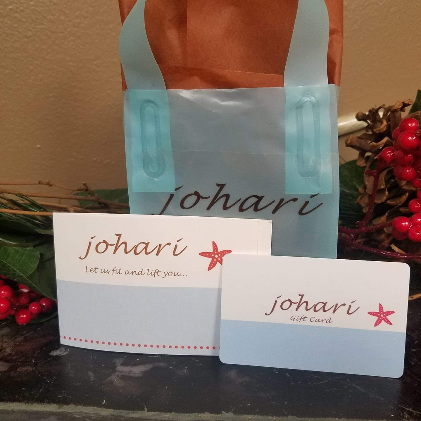 Johari gift cards