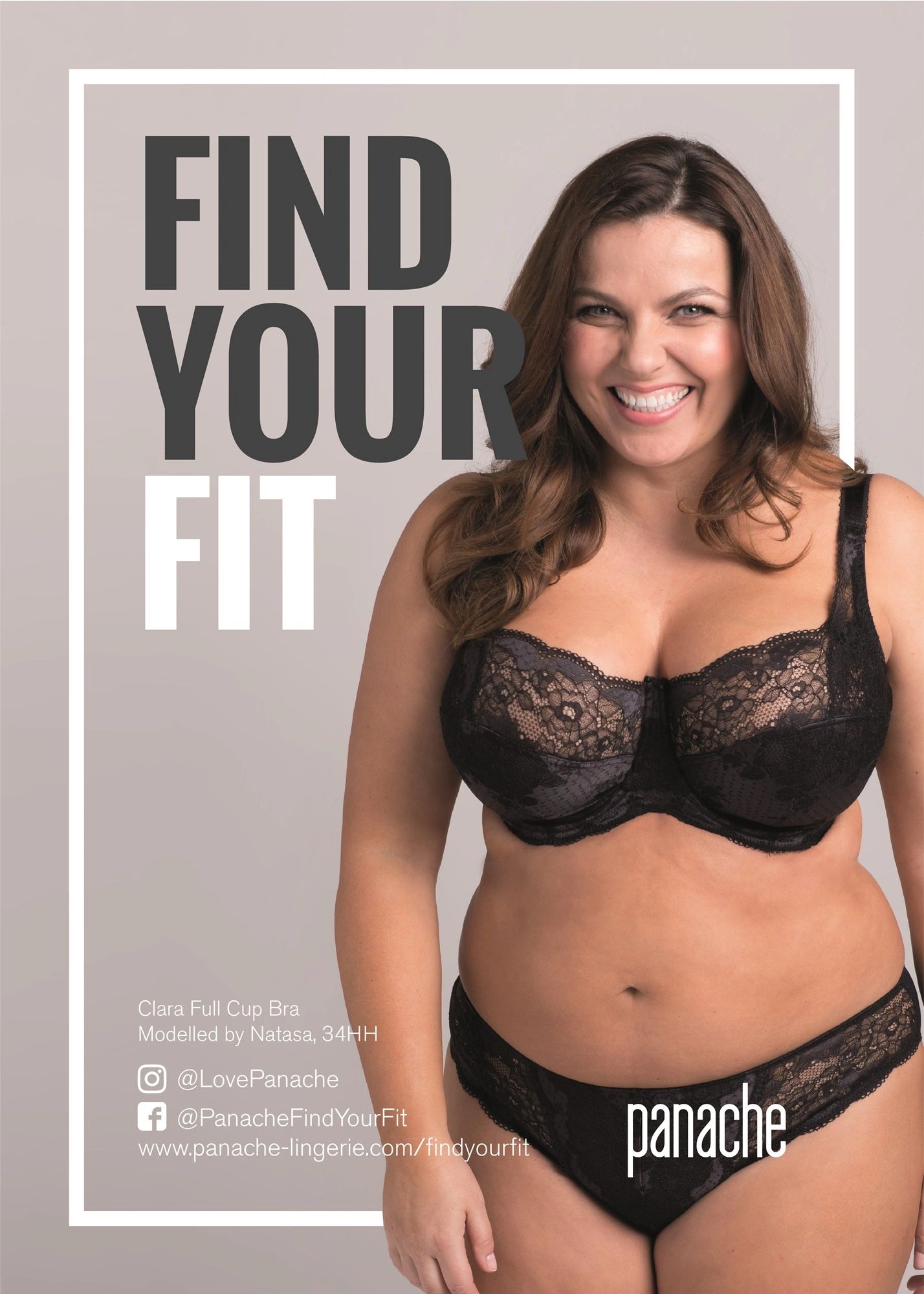 Find Your Fit — lingerie model